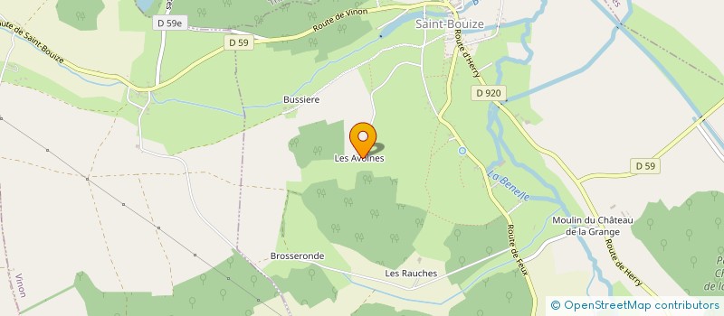 localisation de l'entreprise EARL LES VIGNES DE MARIE  SAINT-BOUIZE