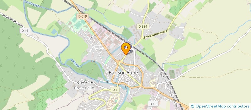 localisation de l'entreprise EARL LESEURRE GILLES à BAR-SUR-AUBE