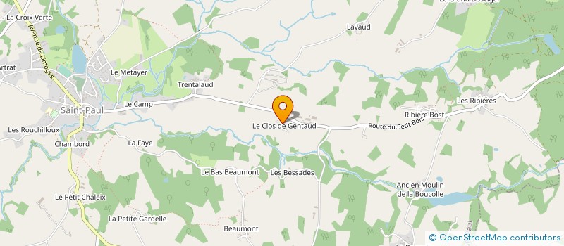 localisation de l'entreprise EARL LESSECHE à SAINT PAUL