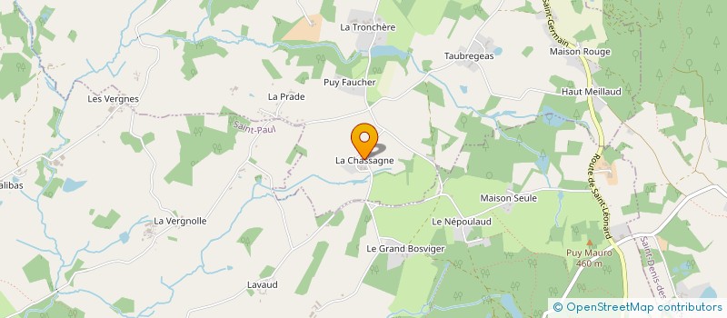 localisation de l'entreprise EARL LESSECHE MARC  LA GENEYTOUSE