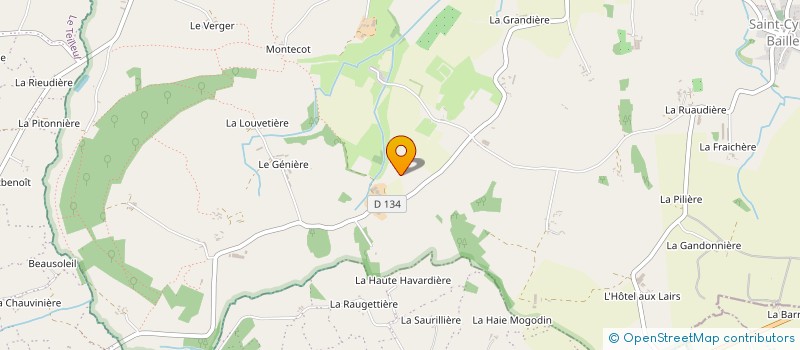 localisation de l'entreprise EARL LETISSIER à SAINT-GEORGES-DE-ROUELLEY