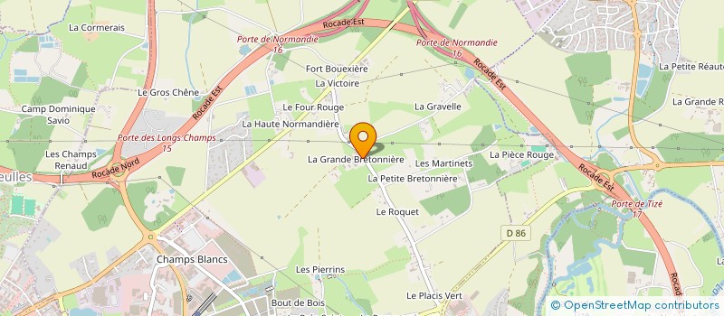 localisation de l'entreprise EARL LETORT  CESSON-SEVIGNE