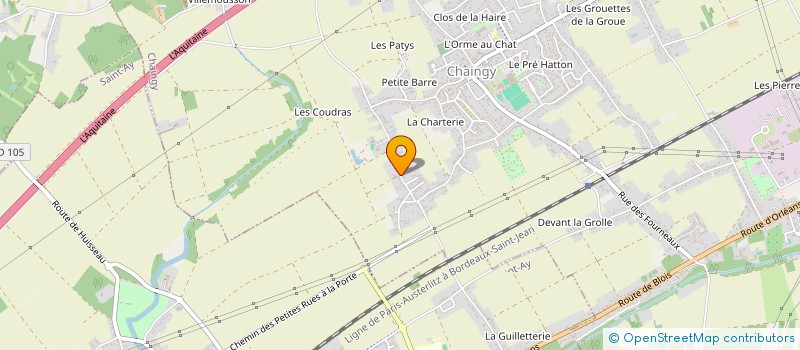 localisation de l'entreprise EARL LETRONE à CHAINGY