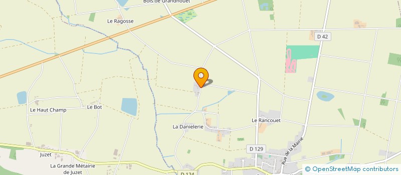 localisation de l'entreprise EARL LEVEQUE à CONQUEREUIL