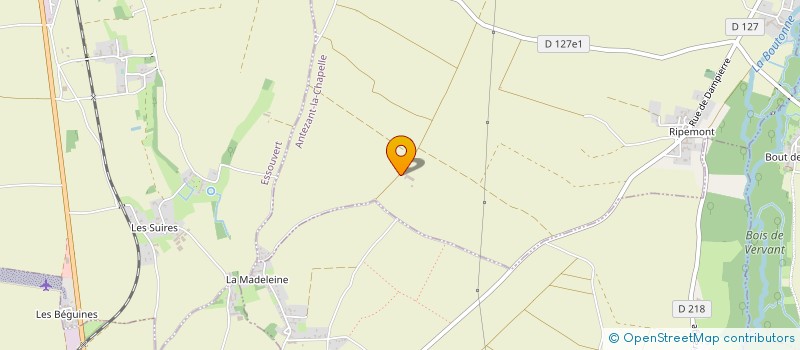 localisation de l'entreprise EARL LEVEQUE  ANTEZANT-LA-CHAPELLE