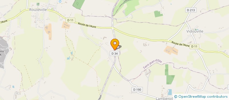localisation de l'entreprise EARL LEVEZIEL à SAINT-AMAND-VILLAGES