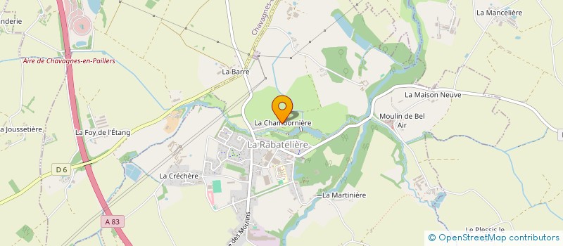 localisation de l'entreprise EARL LEVRON VINCENT  LA RABATELIERE