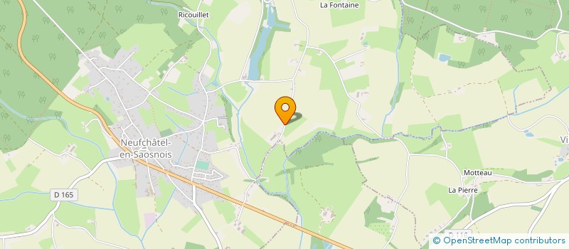 localisation de l'entreprise EARL LGC AGRI à NEUFCHATEL EN SAOSNOIS
