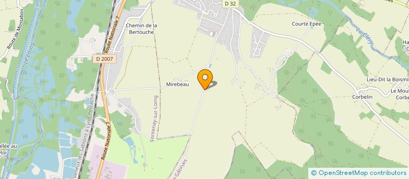 localisation de l'entreprise EARL LHERMENAULT à FERRIERES-EN-GATINAIS