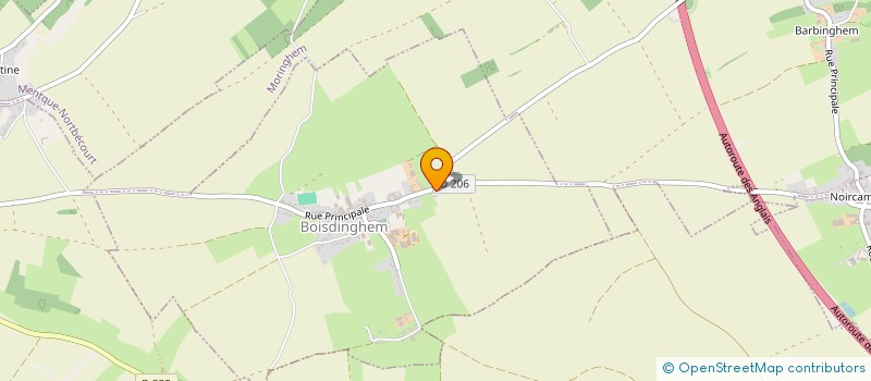 localisation de l'entreprise EARL LHEUREUX  BOISDINGHEM