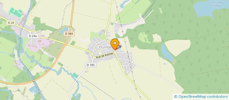 localisation de l'entreprise EARL LIEBAULT à HUMBECOURT