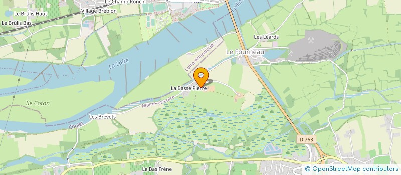 localisation de l'entreprise EARL LIGERIENNE  OREE-D'ANJOU