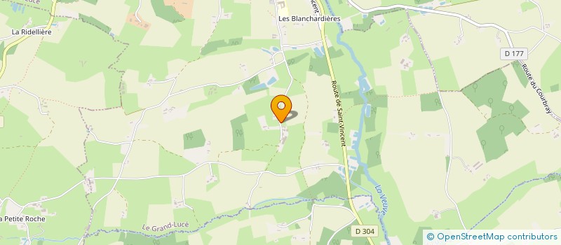 localisation de l'entreprise EARL LINANDIERE  LE GRAND LUCE