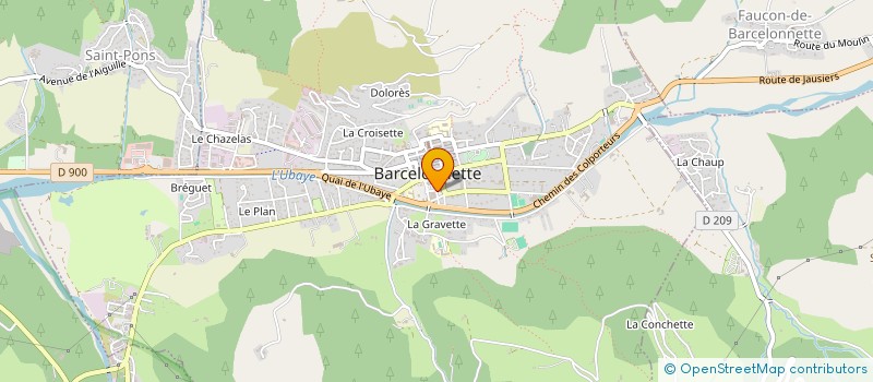 localisation de l'entreprise EARL LM à BARCELONNETTE