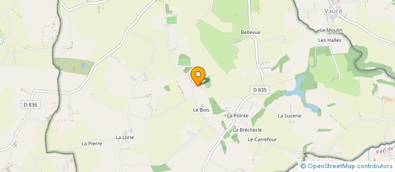 localisation de l'entreprise EARL LOCHU à PASSAIS VILLAGES