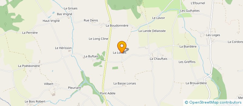 localisation de l'entreprise EARL LOHIER à BAZOUGES-LA-PEROUSE