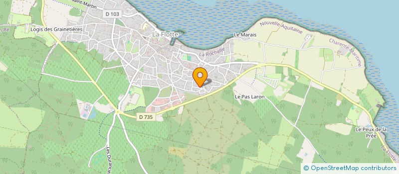 localisation de l'entreprise EARL LOIX SUR L'EAU  LA FLOTTE