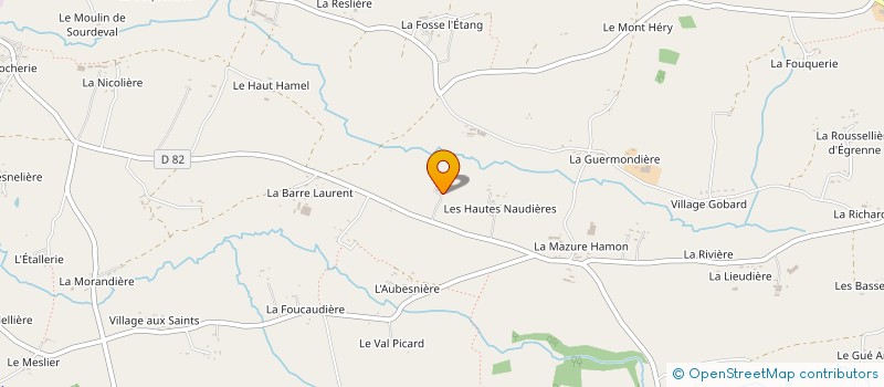 localisation de l'entreprise EARL LOMBARD THIERRY à SOURDEVAL