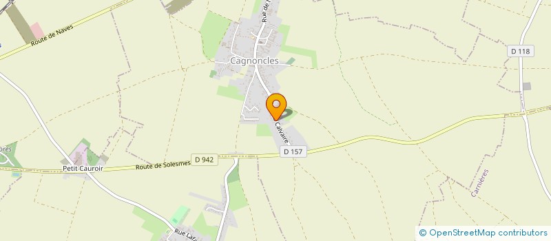 localisation de l'entreprise EARL LORRIAUX WATREMEZ  CAGNONCLES