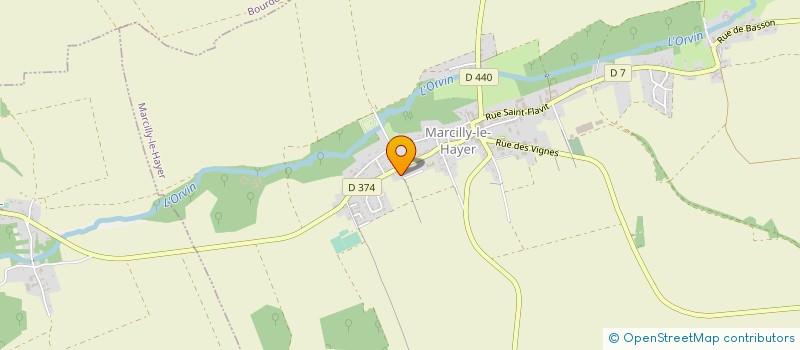 localisation de l'entreprise EARL LORRIN DE LA MOTHE à MARCILLY-LE-HAYER