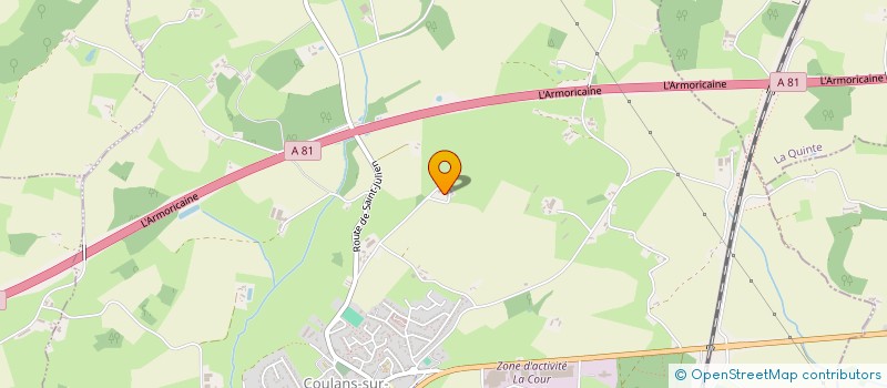 localisation de l'entreprise EARL LOTTIN  BRAINS SUR GEE