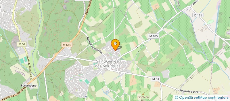 localisation de l'entreprise EARL LOU TERRAIRE à SAINT-GENIES-DES-MOURGUES