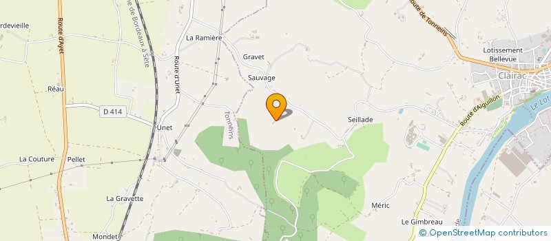 localisation de l'entreprise EARL LOUBRE à BOURRAN