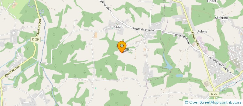 localisation de l'entreprise EARL LOUSTALOT  GAAS