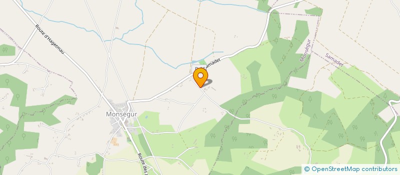 localisation de l'entreprise EARL LOUSTET à MONSEGUR