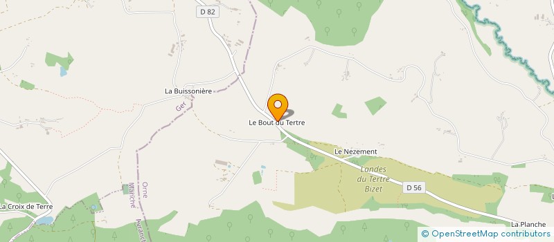 localisation de l'entreprise EARL LOUVEAU à SAINT-BOMER-LES-FORGES