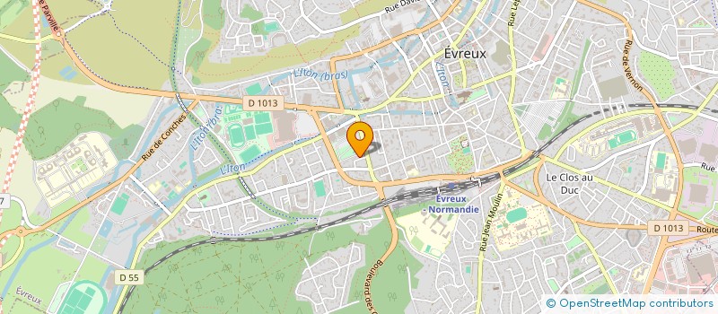 localisation de l'entreprise EARL LOZIER JEAN BERNARD  EVREUX