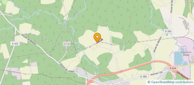 localisation de l'entreprise EARL LUC  BEGAAR