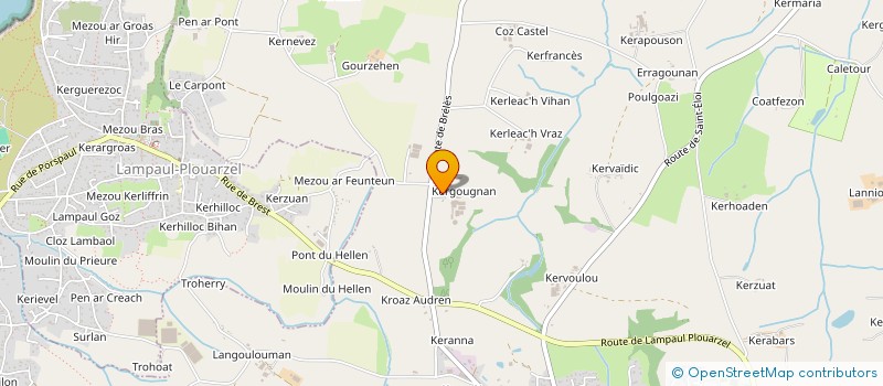 localisation de l'entreprise EARL LUCAS  PLOUARZEL