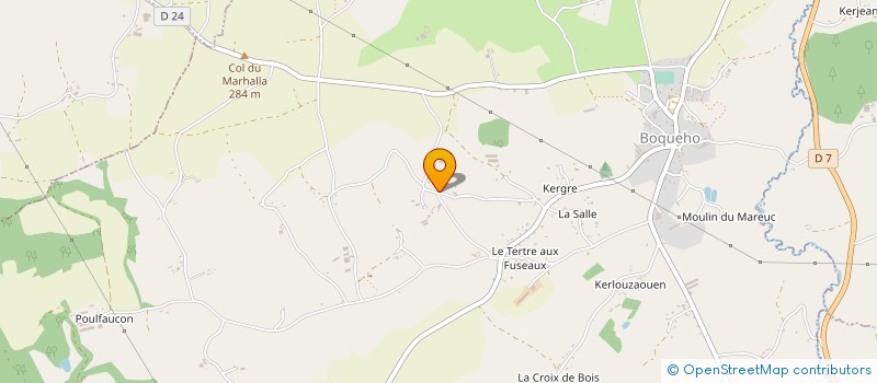 localisation de l'entreprise EARL LUCAS KEVIN à BOQUEHO
