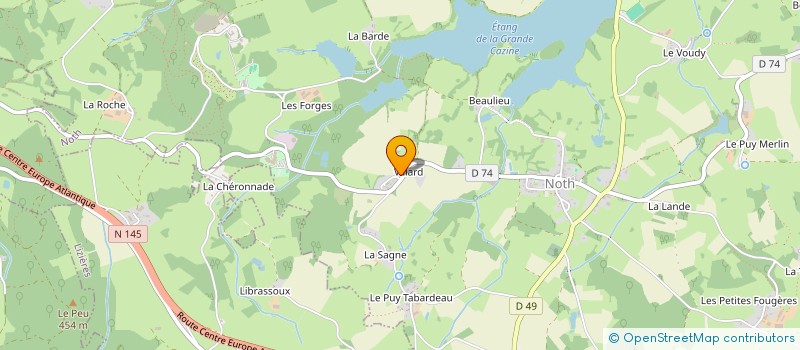localisation de l'entreprise EARL LUCAT à SAINT-MAURICE-LA-SOUTERRAINE