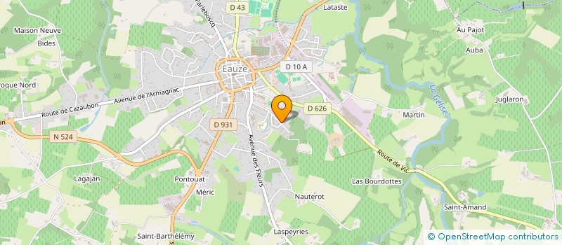 localisation de l'entreprise EARL LUCAXARA à EAUZE