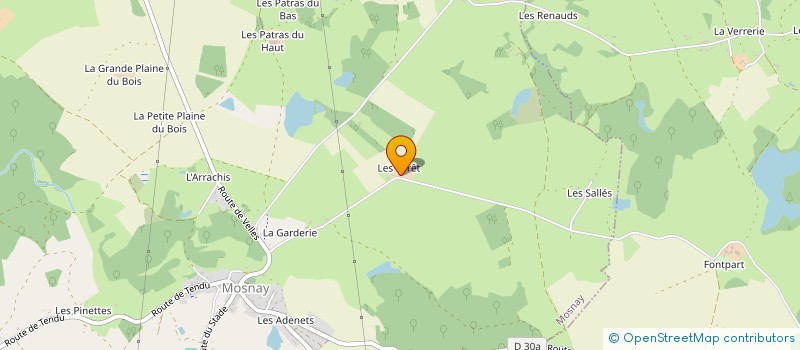localisation de l'entreprise EARL LUGNOT à MOSNAY