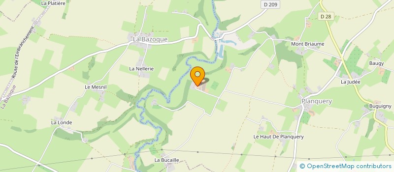 localisation de l'entreprise EARL LUNEL LA BERGERIE à PLANQUERY