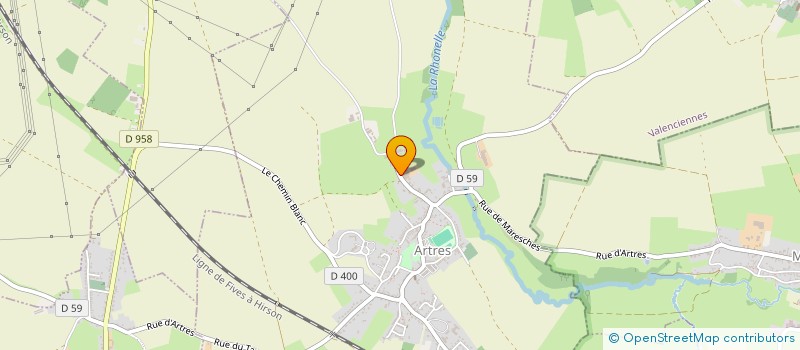 localisation de l'entreprise EARL LUSSIEZ  ARTRES