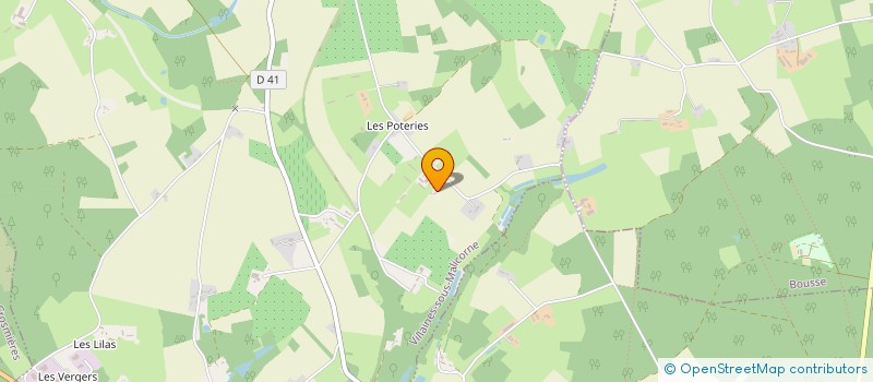 localisation de l'entreprise EARL LUSSON B E  VILLAINES SOUS MALICORNE