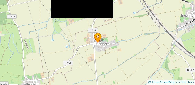 localisation de l'entreprise EARL LUTZ à LITTENHEIM
