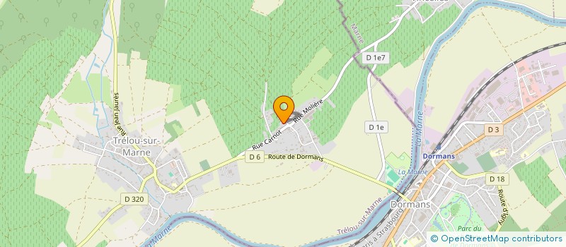 localisation de l'entreprise EARL LUZURIER-VILLETTE à TRELOU-SUR-MARNE