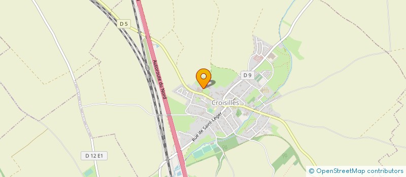 localisation de l'entreprise EARL M.C.E à CROISILLES