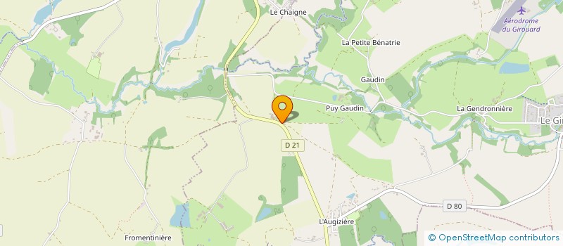 localisation de l'entreprise EARL M.C.E.  LE GIROUARD