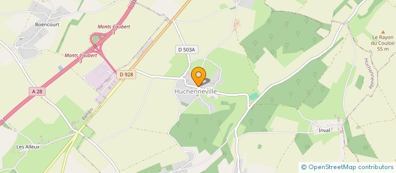 localisation de l'entreprise EARL MABILLE-VERMES  HUCHENNEVILLE