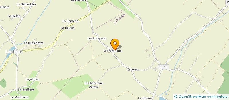 localisation de l'entreprise EARL MACREL à LA PUISAYE