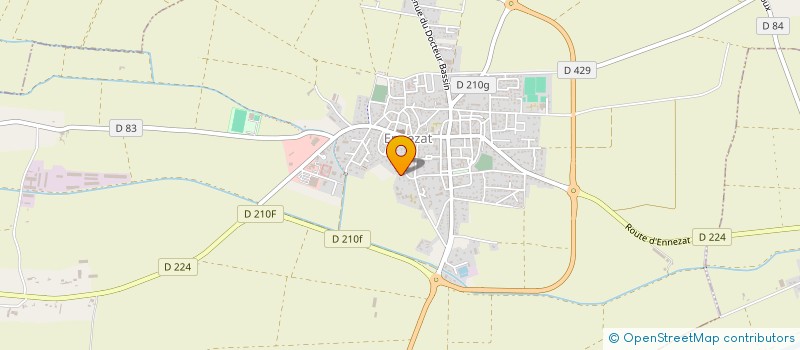 localisation de l'entreprise EARL MADELLAGRI  ENNEZAT