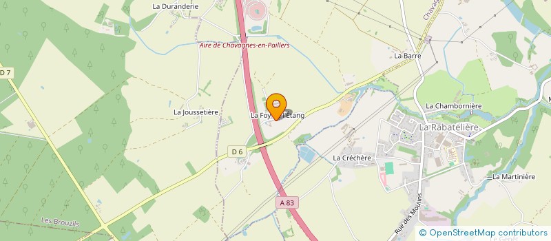 localisation de l'entreprise EARL MAEL à CHAVAGNES-EN-PAILLERS