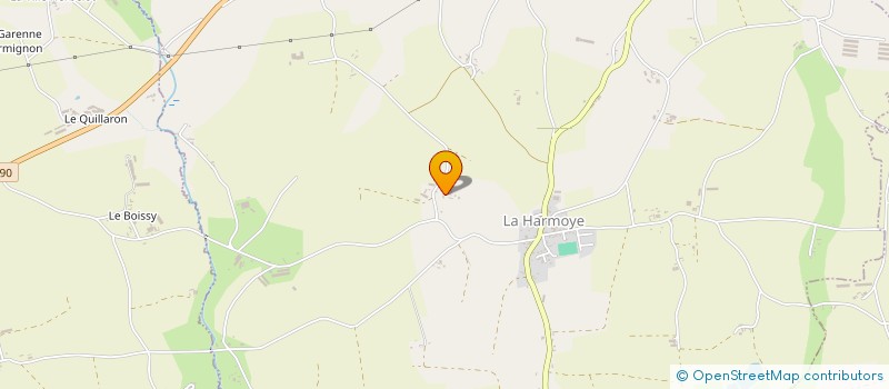 localisation de l'entreprise EARL MAFFART DENIS  LA HARMOYE