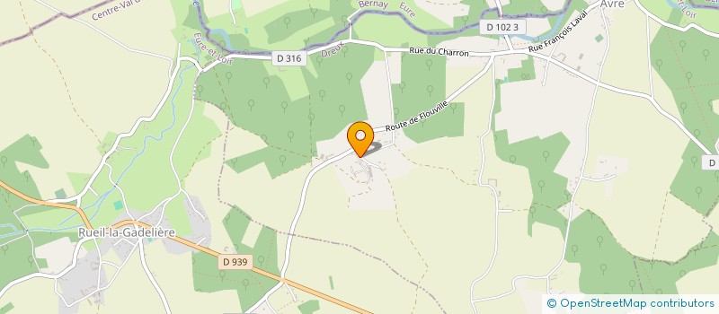 localisation de l'entreprise EARL MAHAUT à MONTIGNY-SUR-AVRE